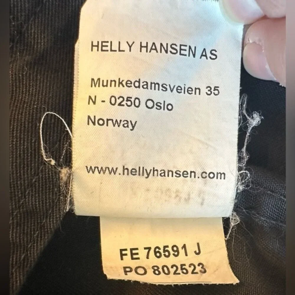 Helly Hansen Work Wear Pants Mens Size W34 X L32 Black Paint Staining Cargo Pant - Picture 15 of 16